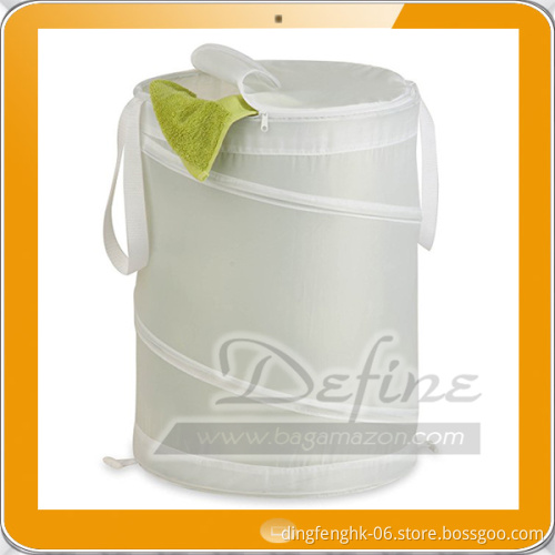 Durable Nylon Pop Up Collapsible Laundry Hamper